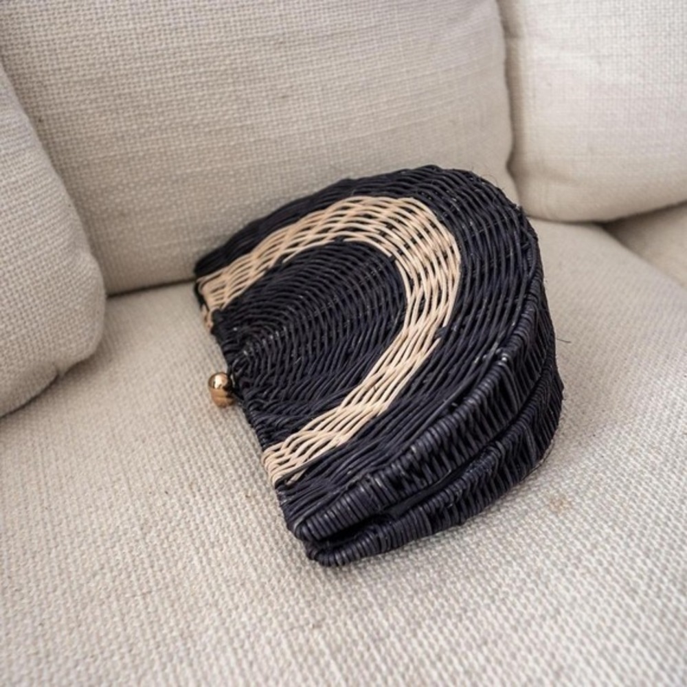 Tabitha Brown x Target‎ Wicker Clutch Handbag - Picture 2 of 5